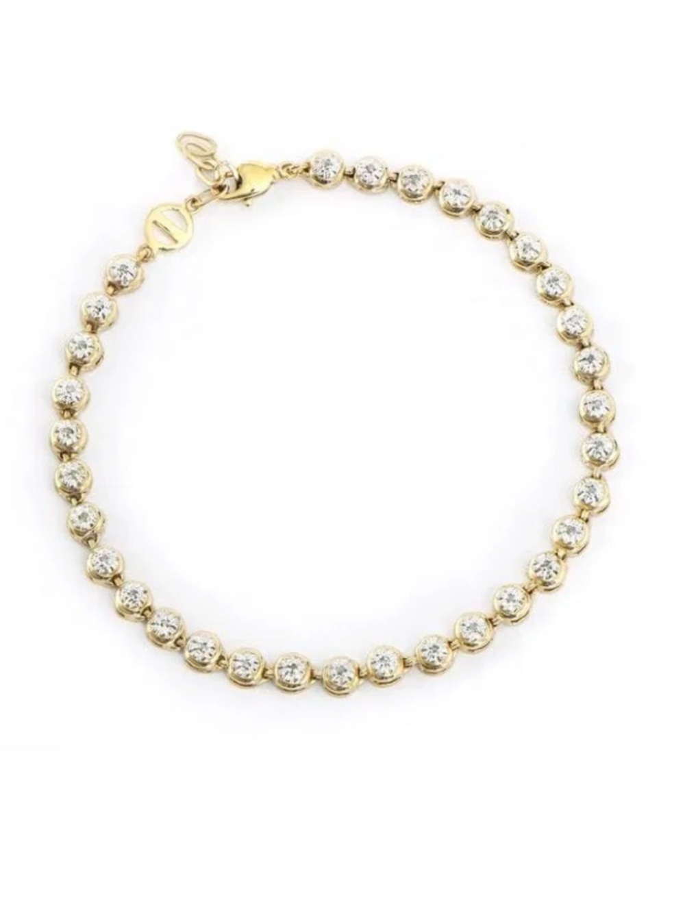 0.25 Cts Diamond 18KGP Designer Bracelet